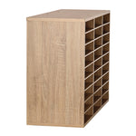 Wooden 27 Compartment Literature Organizer, 27 Sections, Letter Size, 31.49 x 11.81 x 21.65, Medium Oak