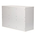 Wooden 27 Compartment Literature Organizer, 27 Sections, Letter Size, 31.49 x 11.81 x 21.65, White