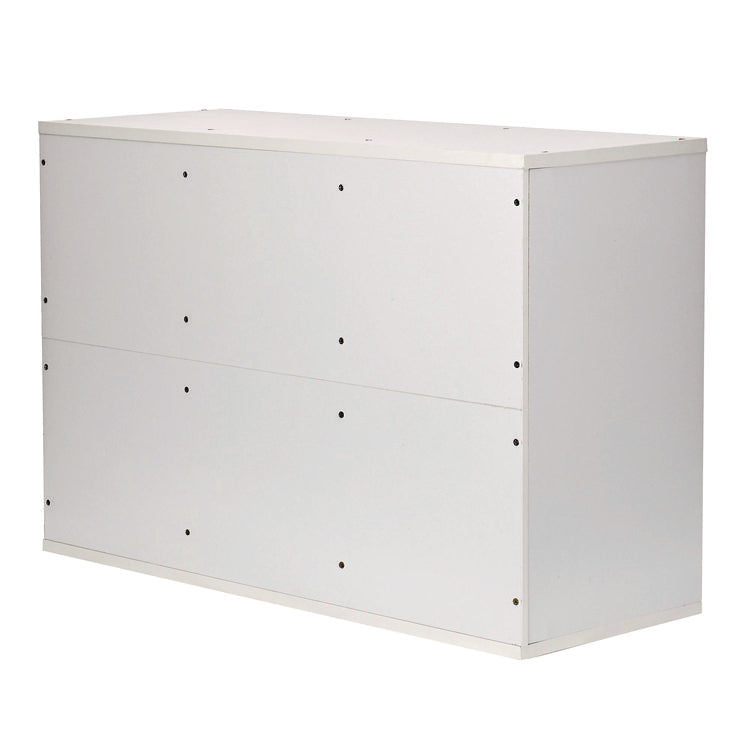 Wooden 27 Compartment Literature Organizer, 27 Sections, Letter Size, 31.49 x 11.81 x 21.65, White