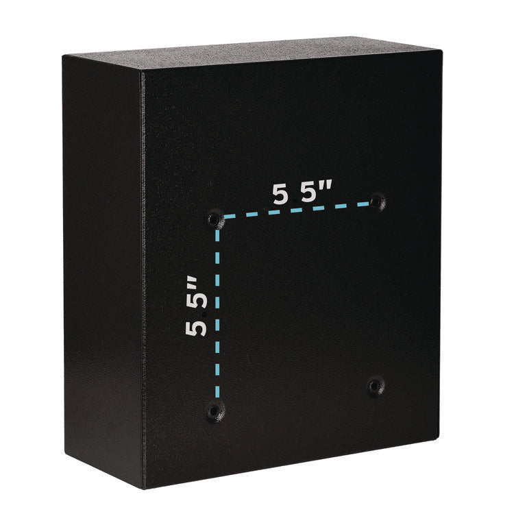 Medium Ultimate Wall Mounted Mail Box, 10.4 x 4.5 x 12, Black