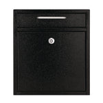 Medium Ultimate Wall Mounted Mail Box, 10.4 x 4.5 x 12, Black