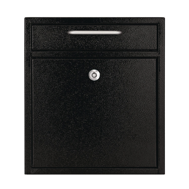 Medium Ultimate Wall Mounted Mail Box, 10.4 x 4.5 x 12, Black