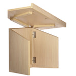 Foldable Tabletop Podium Lectern Speaker Stand, 27 x 16 x 19, Medium Oak