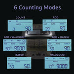 5520UV/MG Cash Counter, 1,300 Bills/min, 9.7 x 11.5 x 7.5, Gray