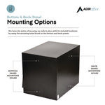1.1 cu ft Steel Digital Secure Money Deposit Safe with Digital keypad, 15.3 x 13.5 x 19, Black