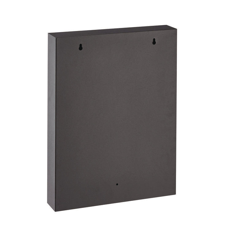 Steel Digital Lock Key Cabinet, 60-Key, 13 x 2.6 x 17, Stainless Steel 304, Black
