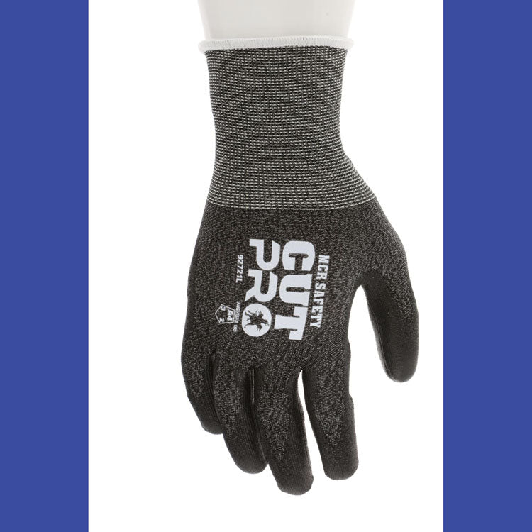 Cut Pro 92721 Gloves, 10" Long, X-Large, Black, 12 Pairs