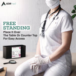 Acrylic Glove Dispenser, Single Box Capacity, 10.2 x 3.5 x 5.3, Black