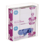 Acrylic Glove Dispenser, Double Box Capacity, 10.2 x 3.5 x 10.8, Clear