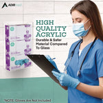 Acrylic Glove Dispenser, Triple Box Capacity, 10.2 x 3.5 x 16.1, Clear
