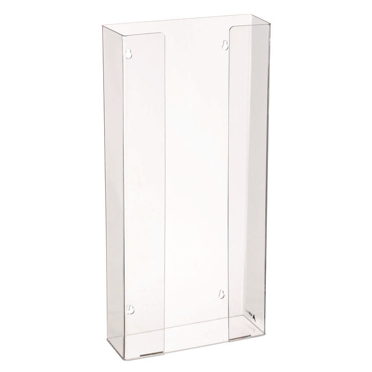 Acrylic Glove Dispenser, Quad Box Capacity, 10.2 x 3.5 x 21.1, Clear