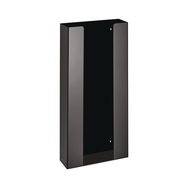 Acrylic Glove Dispenser, Quad Box Capacity, 10.2 x 3.5 x 21.1, Black