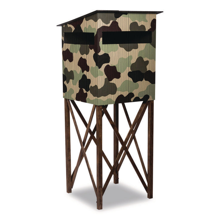 Camouflage Spray Paint, Flat Deep Forest Green, 12 oz Aerosol Can, 6/Carton