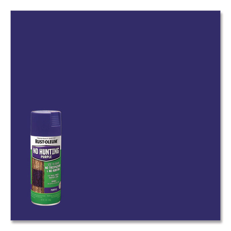 Specialty No Hunting Purple Spray Paint, Flat No Hunting Purple, 12 oz Aerosol Can