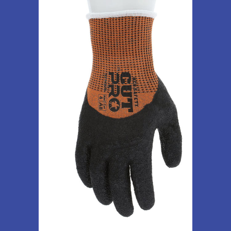 Cut Pro 92743LT Gloves, 10" Long, Large, Black/Orange, 12 Pairs