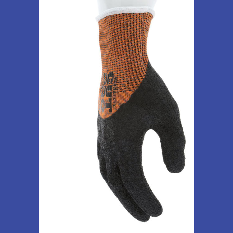 Cut Pro 92743LT Gloves, 10" Long, Medium, Black/Orange, 12 Pairs