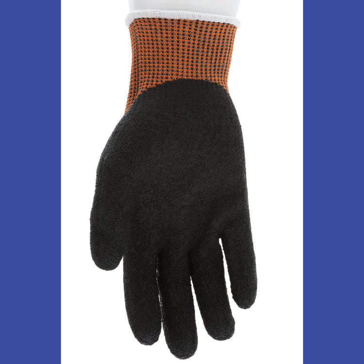 Cut Pro 92743LT Gloves, 10" Long, X-Large, Black/Orange, 12 Pairs