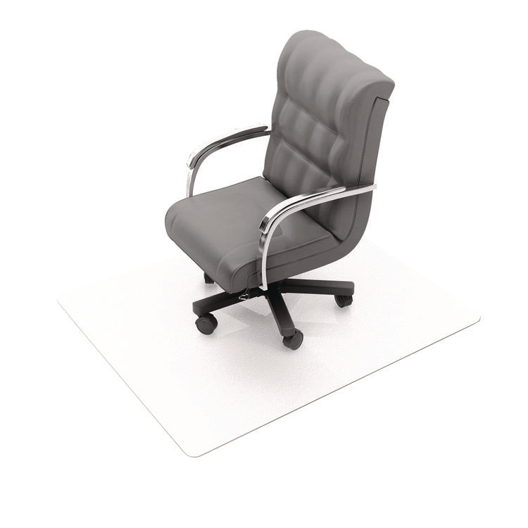 Cleartex Advantagemat Phthalate Free PVC Chair Mat for Hard Floors, 53" w x 45" l, Clear
