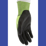 Cut Pro 9277PU Gloves, 10" Long, Medium, Black/Lime, 12 Pairs