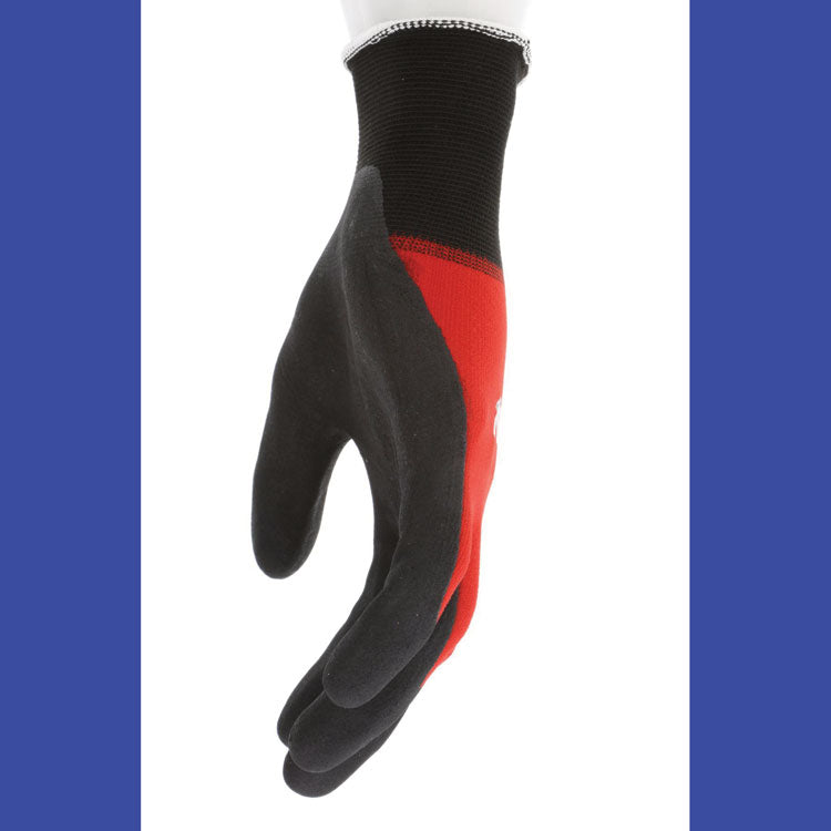 Ninja BNF N96970 Gloves, 10" Long, X-Large, Black/Red, 12 Pairs