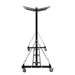 Folding Chair and Table Combo Cart, Metal, 600 lb Capacity, 33.7 x 65 x 67, Black