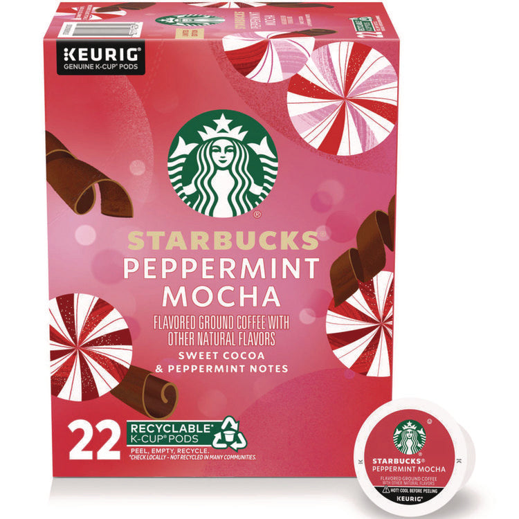 Peppermint Mocha K-Cup, 22/Box, 4/Carton
