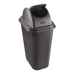 Rectangular Free-Swinging Plastic Lid, Black