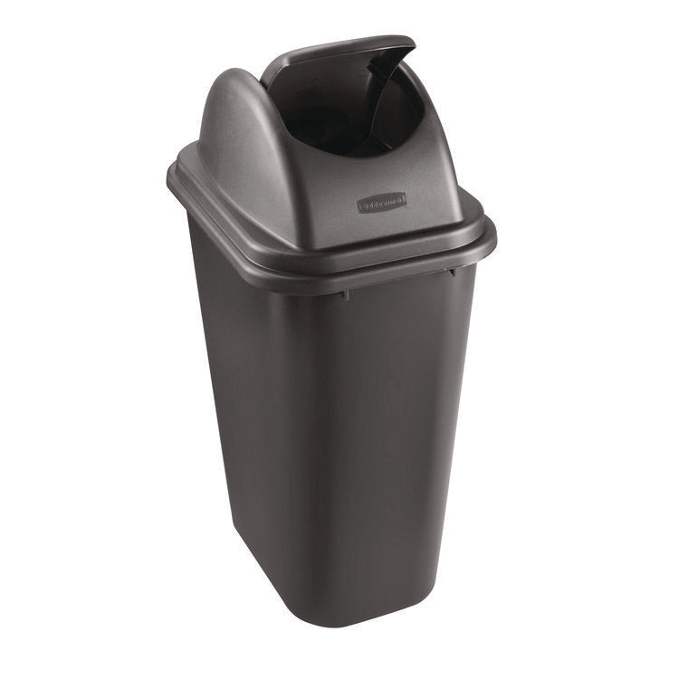 Rectangular Free-Swinging Plastic Lid, Black