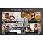 8800R Single Pocket Discriminator, 1,200 Bills/min, 9.5 x 11 x 10.4, Gray
