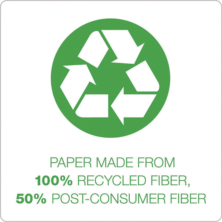 Earthwise By Ampad Recycled Paper Legal Pads, Wide/legal Rule, 40 White 5 X 8 Sheets, 6/pack