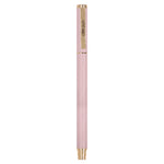 Carpe Diem Metal Gel Pen, Stick, Medium 0.7 mm, Black Ink, Pink Barrel, 6/Pack