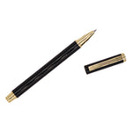 Carpe Diem Metal Gel Pen, Stick, Medium 0.7 mm, Black Ink, Black Barrel, 6/Pack