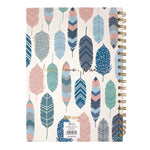 B5 Size Notebook, 1-Subject, Medium/College Rule, Cream/Pink/Blue Cover, (80) 9.8 x 6.9 Sheets, 3/Pack