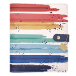 A5 Planner, Color Wash, 10.24 x 9.25, Blue/Green/Red/Yellow Cover, 12-Month