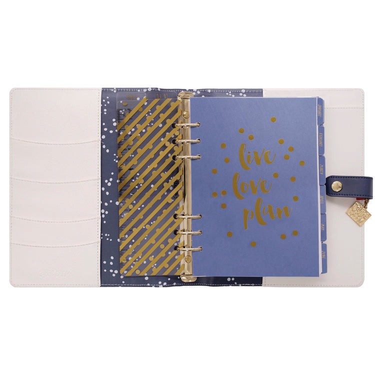 A5 Planner, Color Wash, 10.24 x 9.25, Blue/Green/Red/Yellow Cover, 12-Month