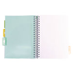 B5 Size Project Book, Homework/Assignment-Tracking with Ruled Notes Pages, Gray/White Cover, (100) 9.8 x 6.9 Sheets
