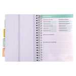 B5 Size Project Book, Homework/Assignment-Tracking with Ruled Notes Pages, Gray/White Cover, (100) 9.8 x 6.9 Sheets
