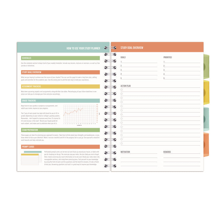 B5 Size Project Book, Homework/Assignment-Tracking with Ruled Notes Pages, Gray/White Cover, (100) 9.8 x 6.9 Sheets