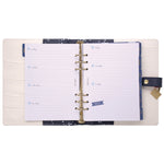 A5 Planner, Color Wash, 10.24 x 9.25, Blue/Green/Red/Yellow Cover, 12-Month