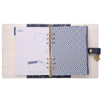 A5 Planner, Color Wash, 10.24 x 9.25, Blue/Green/Red/Yellow Cover, 12-Month