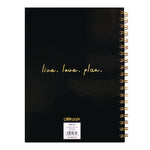B5 Size Notebook, 1-Subject, Medium/College Rule, Black Cover, (80) 9.8 x 6.9 Sheets, 3/Pack