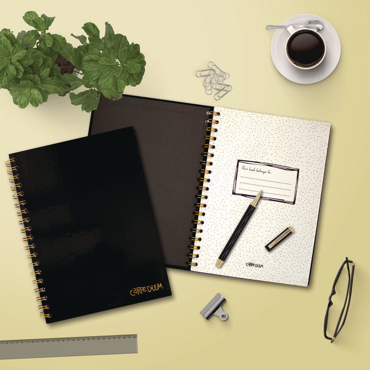 B5 Size Notebook, 1-Subject, Medium/College Rule, Black Cover, (80) 9.8 x 6.9 Sheets, 3/Pack