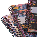B5 Size Project Book, 4-Subject, Medium/College Rule, Assorted Blum Floral Cover Designs, (100) 9.8 x 6.9 Sheets, 3/Pack