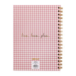 B5 Size Notebook, 1-Subject, Medium/College Rule, Pink Cover, (80) 6.9 x 4.9 Sheets, 3/Pack