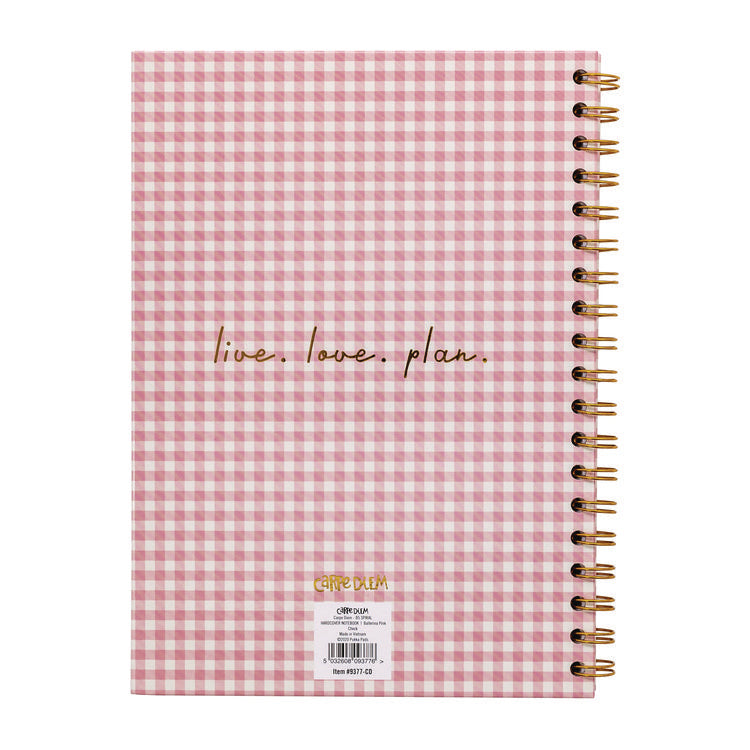 B5 Size Notebook, 1-Subject, Medium/College Rule, Pink Cover, (80) 6.9 x 4.9 Sheets, 3/Pack