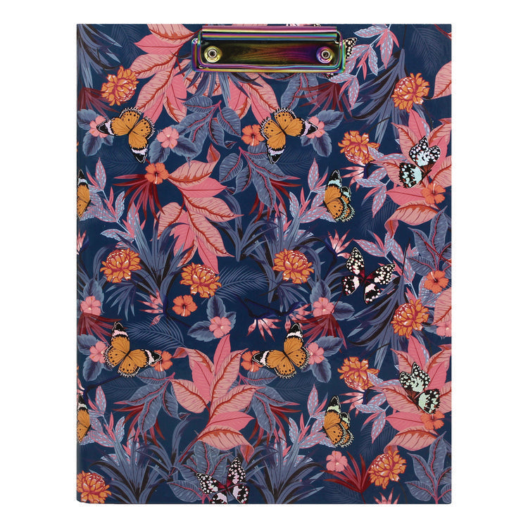 A4 Padfolio, 8.3 x 11.7 Pad, 9.5 x 12.6, Blue/Pink/Yellow