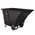 2 cu yd Heavy Duty Tilt Truck, Forkliftable Frame, 2,300 lb Capacity, Black/Red