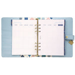 A5 Planner, 10.24 x 9.25, Blue Cover, 12-Month