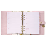 A5 Planner, 10.24 x 9.25, Pink Cover, 12-Month