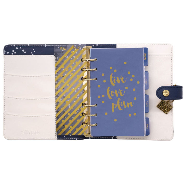 Personal Planner, Color Wash, 7.48 x 6.42, Blue/Green/Red/Yellow Cover, 12-Month, Undated